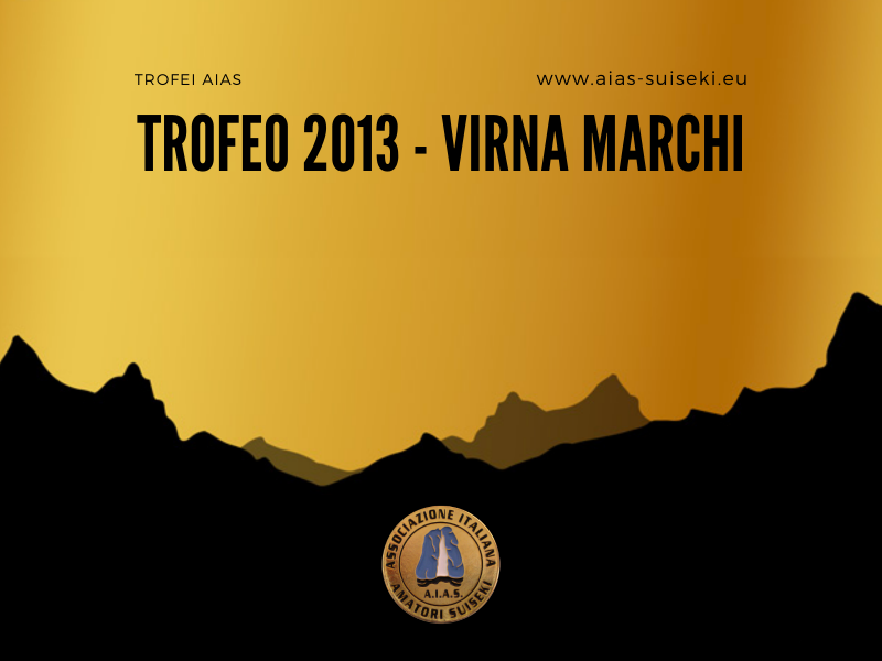 Trofeo AIAS 2013 – Virna Marchi